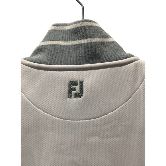 FJ Golf Polo Ladies Tank | FJ Footjoy | White Gray | Women's Sz M | NWT - Picture 4 of 5